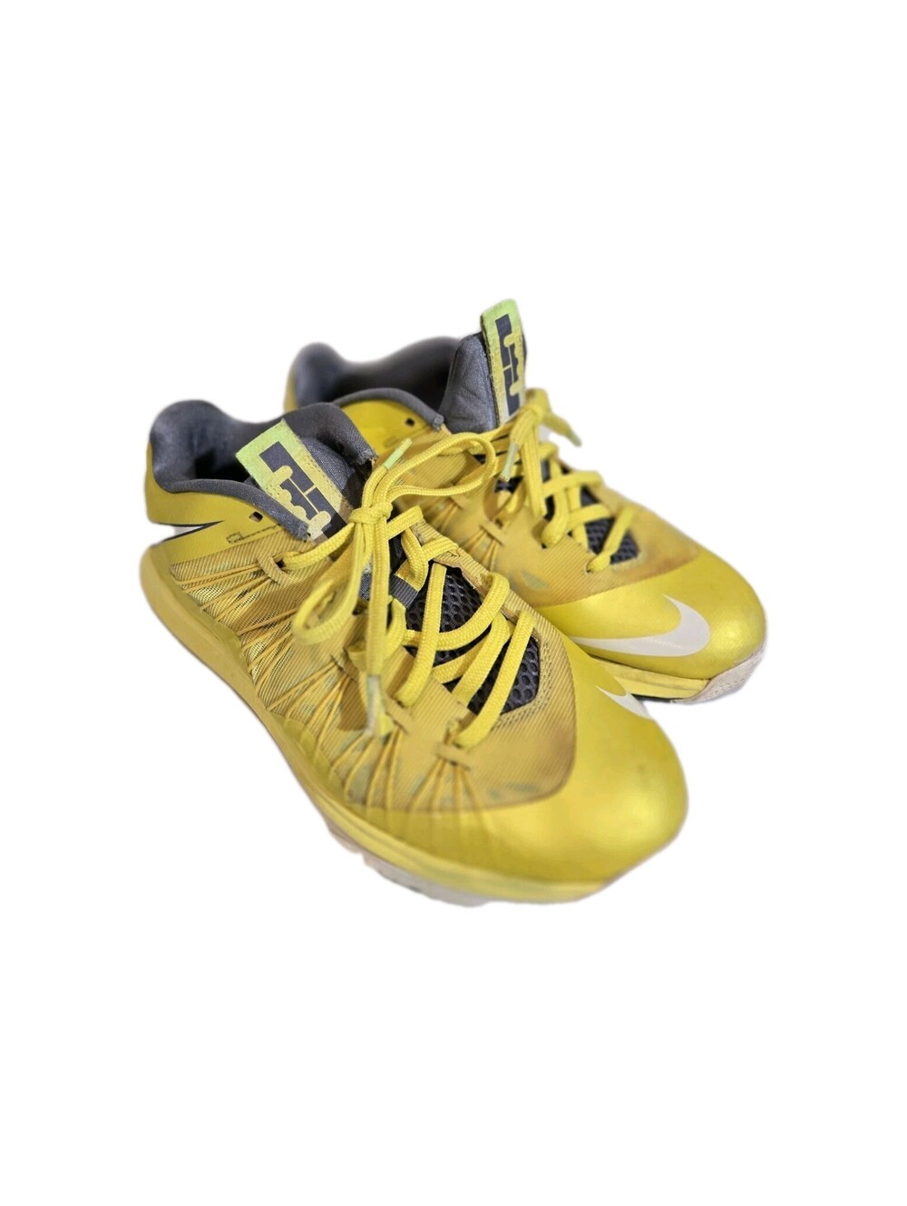 Size 8 - Nike Air Max LeBron 10 Low Sonic Yellow